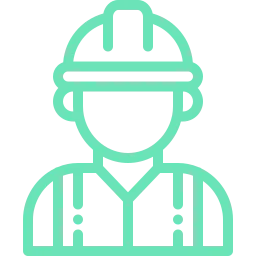 Reconstruction services icon, symbolizing expert rebuilding after disasters.